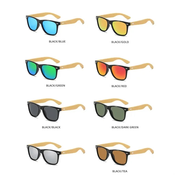 Bamboo Frame Sunglasses