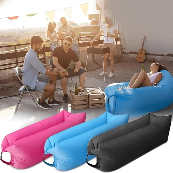 Waterproof Anti-Air Leaking Pouch Couch Air Chair for Outdoo
