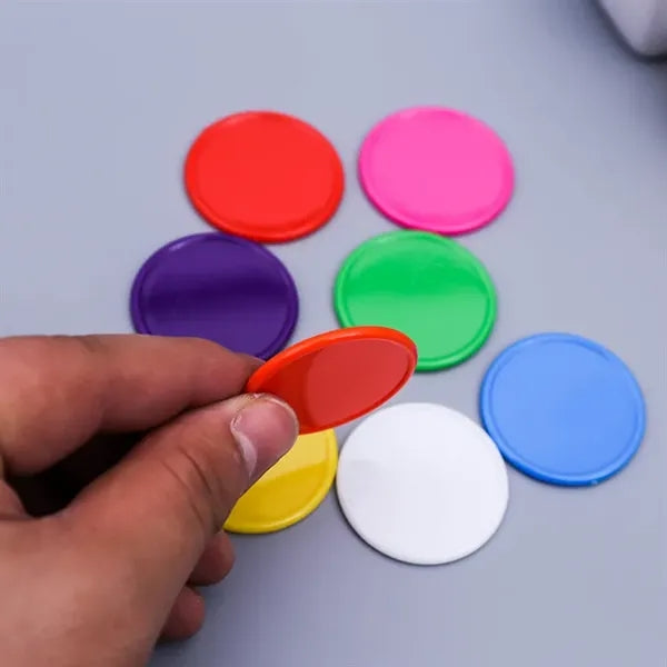 Colorful Plastic Chips for Learning & Game Applications