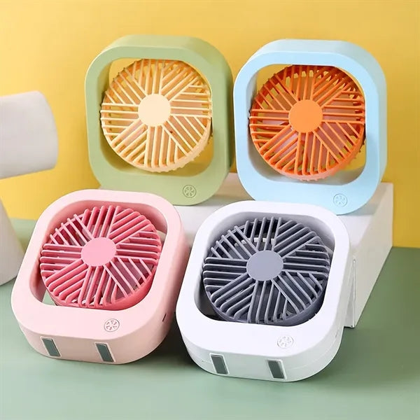 Small Handheld Electric Fan USB Portable Rechargeable