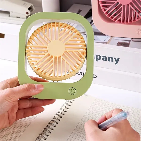 Small Handheld Electric Fan USB Portable Rechargeable