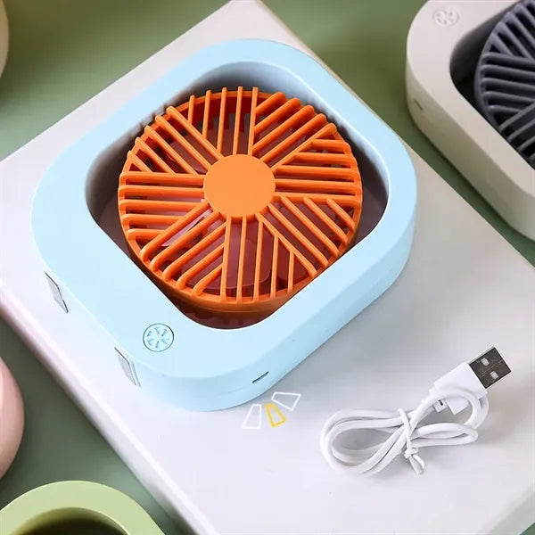 Small Handheld Electric Fan USB Portable Rechargeable