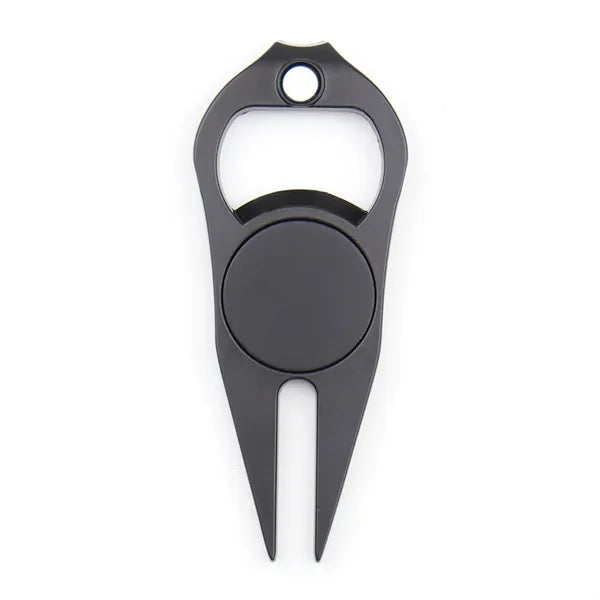 Zinc Alloy Divot Tool With Bottle Opener