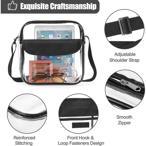 Clear Stadium Approved Crossbody Shoulder bag