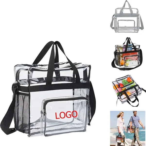 Stadium Events Approved Clear Tote Crossbody Messenger Bag
