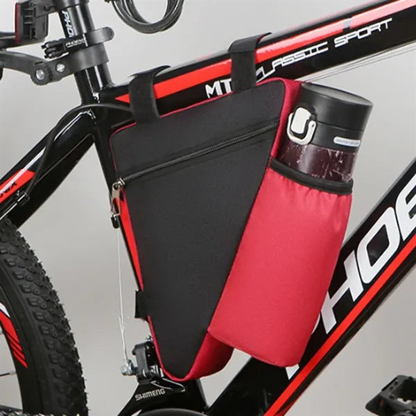 Bike Frame Triangle Bag with Water Bottle Holder