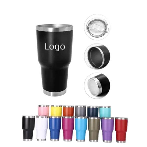 30 oz Stainless Steel Tumbler W/ Lid