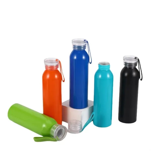 20oz Aluminum Water Bottle with Plastic Lid
