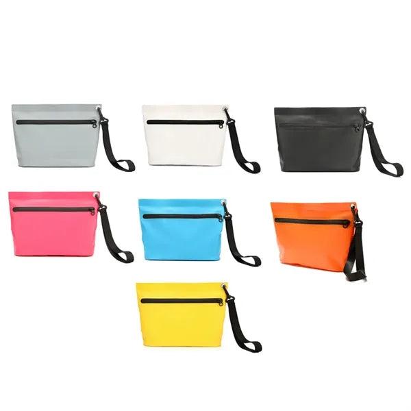 Waterproof Casual Wristlet Bag with Zipper Pocket
