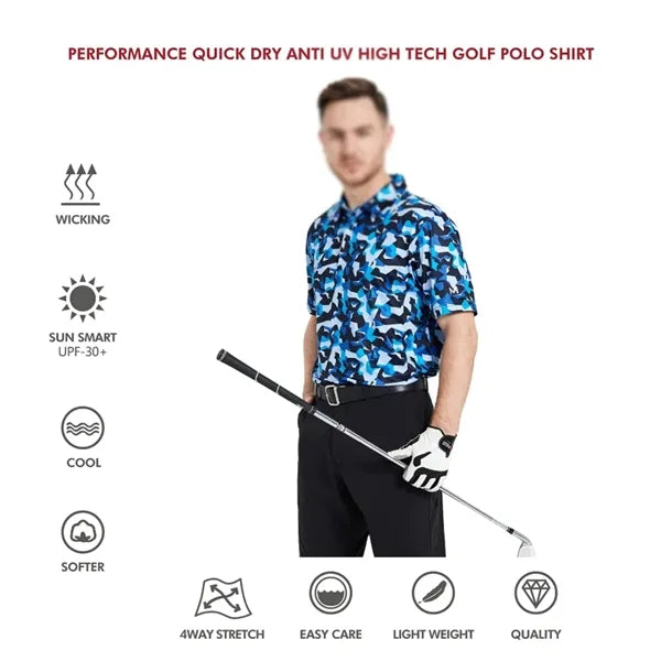 Men's Dry Fit Golf Polo Shirt