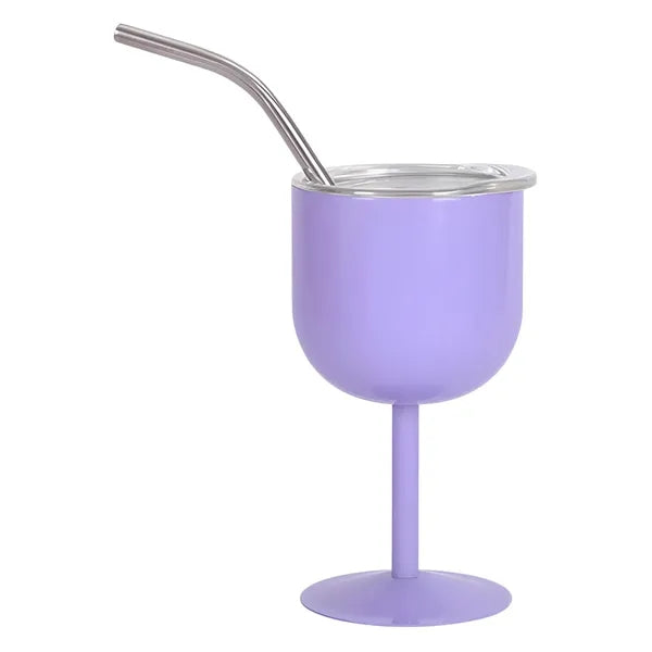 4OZ Stainless Steel Drink Mug With Straw