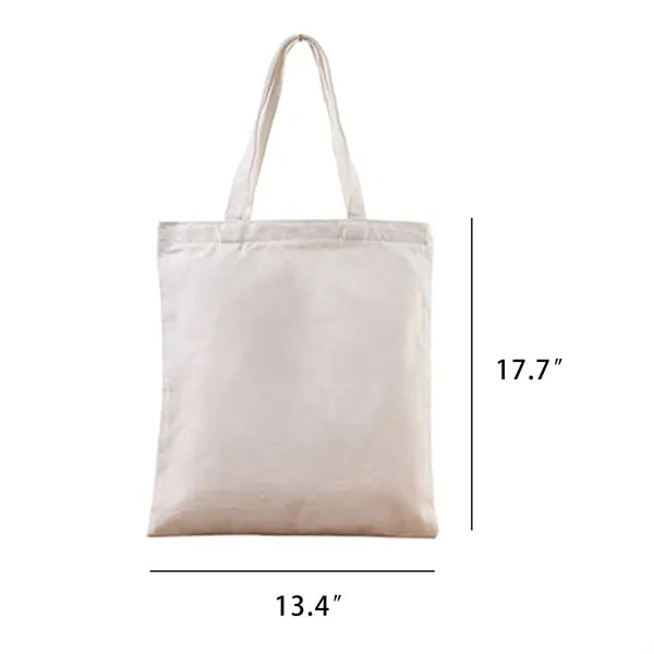 Drawstring Canvas Tote Bag