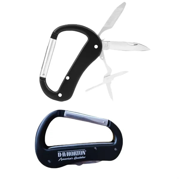 Multi-tool Carabiner Keychain