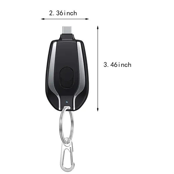 Mini Emergency Portable Mobile Phone Keychain Power Bank