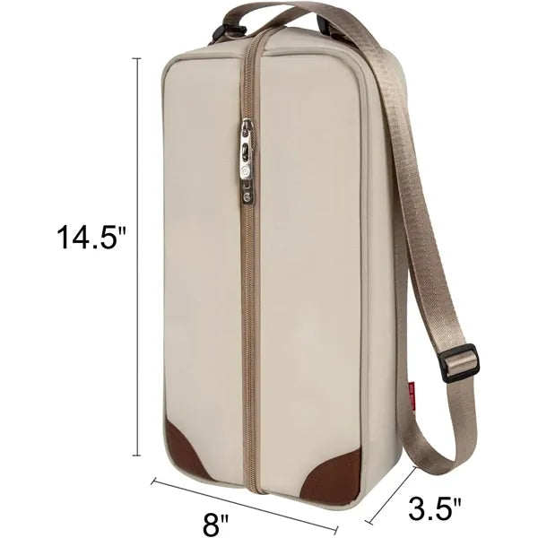 Portable Wine Tote Bag with Thermal Insulation