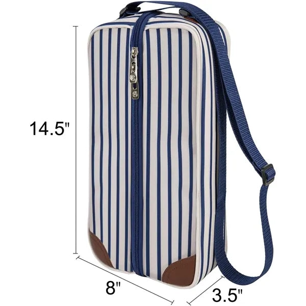Portable Wine Tote Bag with Thermal Insulation