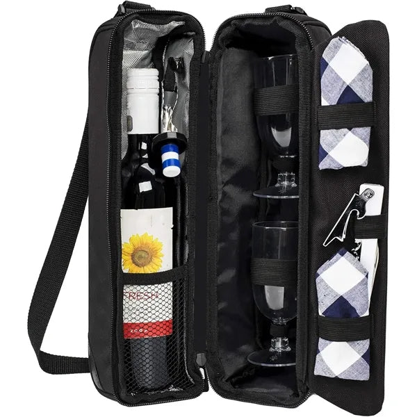 Portable Wine Tote Bag with Thermal Insulation
