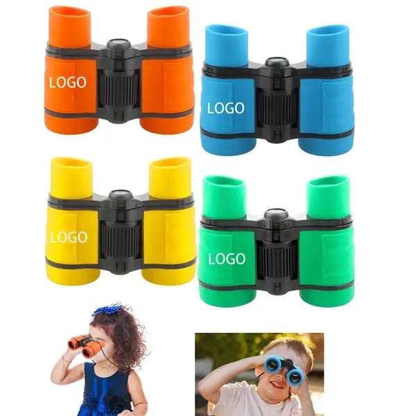 4x30 Children's Telescope Colorful Rubber Handle Non-Slip