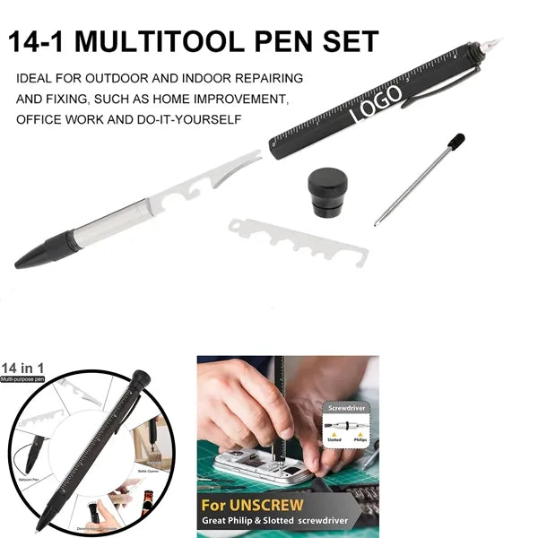14 in 1 Men's Multi-Function Pen