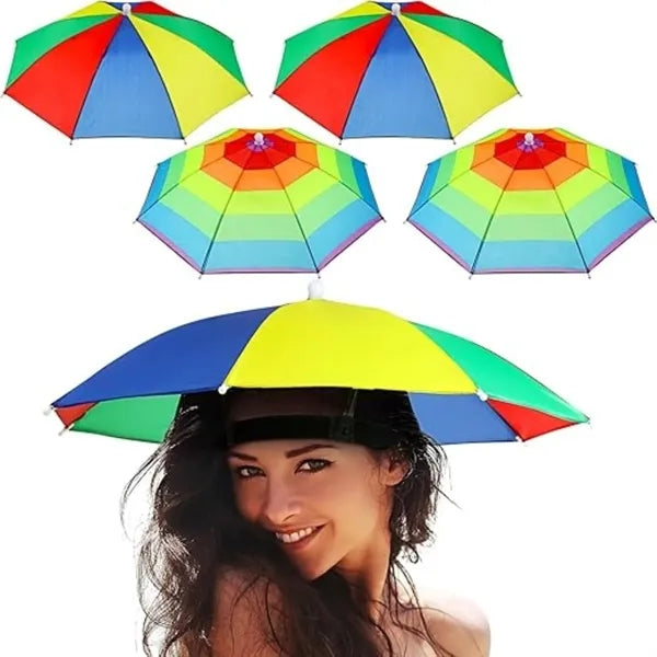 Vibrant Multi-Color Umbrella Hat