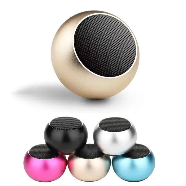 Portable High-Fidelity Bluetooth Speaker - Metal Design