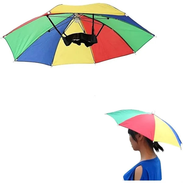 Vibrant Multi-Color Umbrella Hat