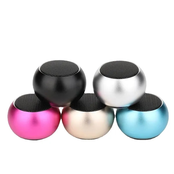 Portable High-Fidelity Bluetooth Speaker - Metal Design