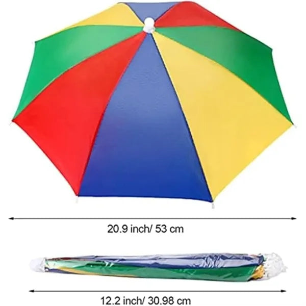 Vibrant Multi-Color Umbrella Hat