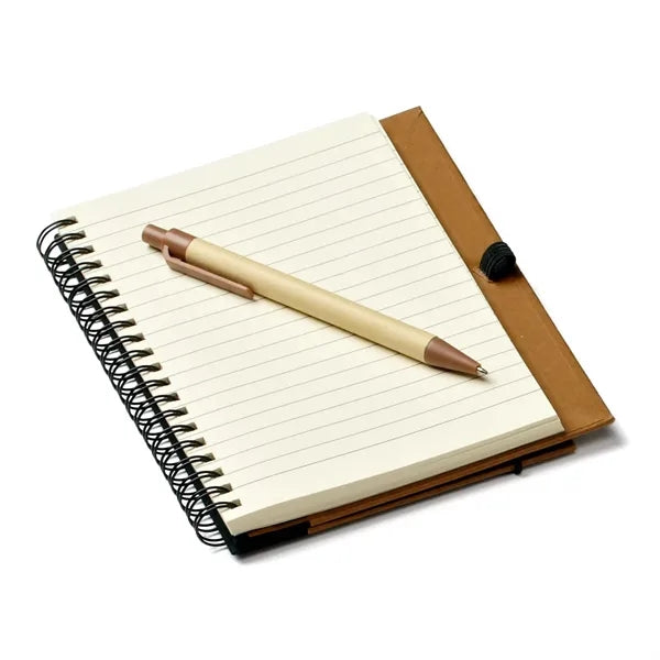 Eco Hardcover Journal & Pen (5"X7")