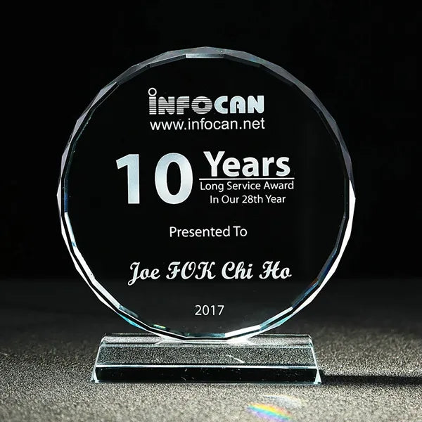 Mini Cute Glass Awards with Gift Box