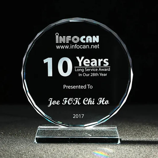 Mini Cute Glass Awards with Gift Box