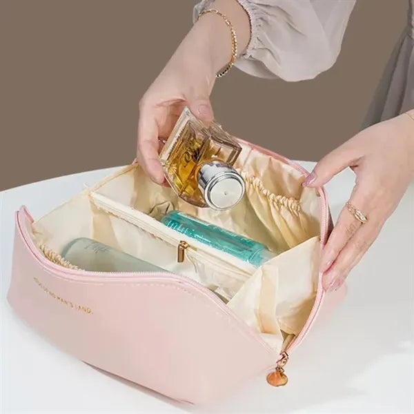 Waterproof Portable Pouch Open Flat Toiletry Bag