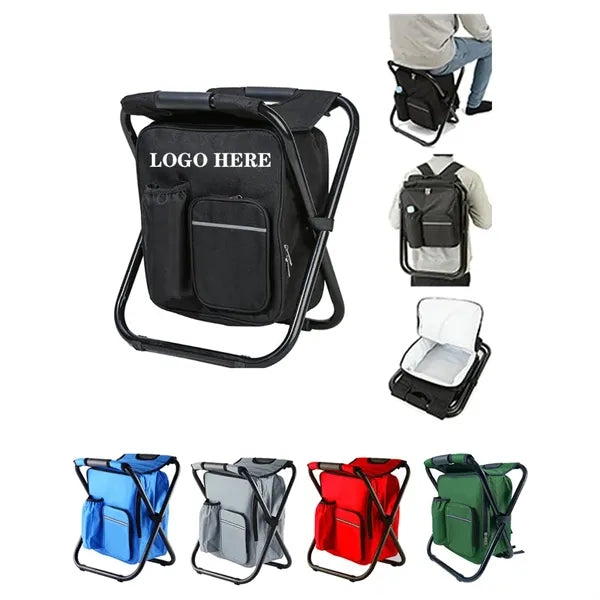Multi Purpose Fishing Chair with Insulated Cooler Foldable