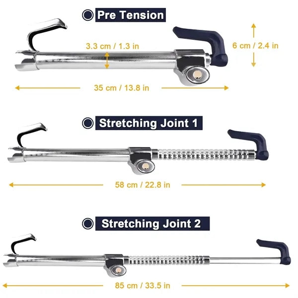 Universal Steering Wheel Brake Lock Anti-Theft Retractable