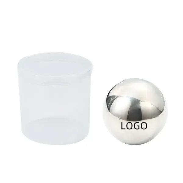1 Pack Ball Stainless Steel Ice Cubes