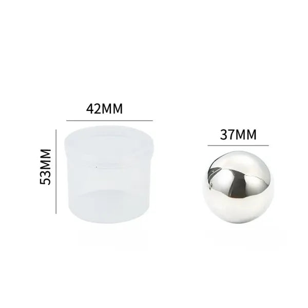 1 Pack Ball Stainless Steel Ice Cubes
