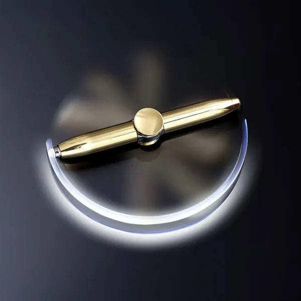 Metal Fidget Rotating LED light Pen