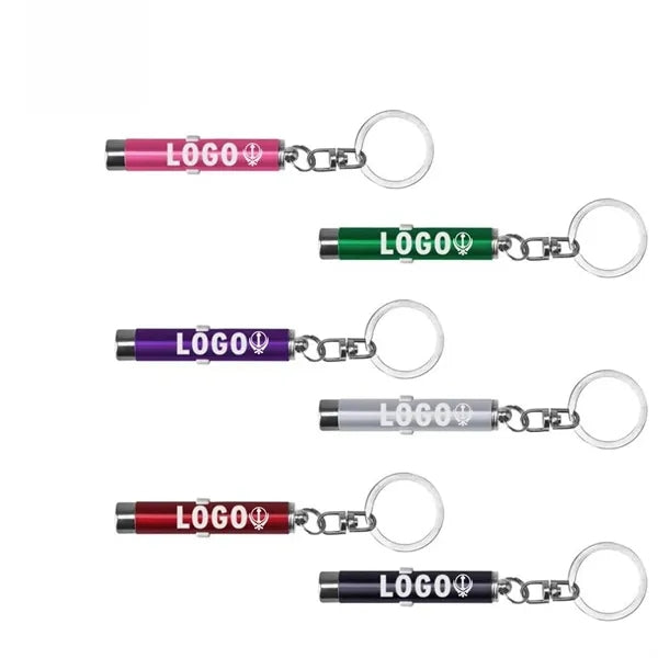 Mini Cat Toys Laser Pointer Pen Keychain Flashlight