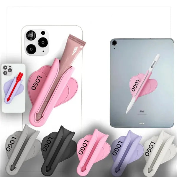 Heart Shape Silicone Lip Phone Holder Back