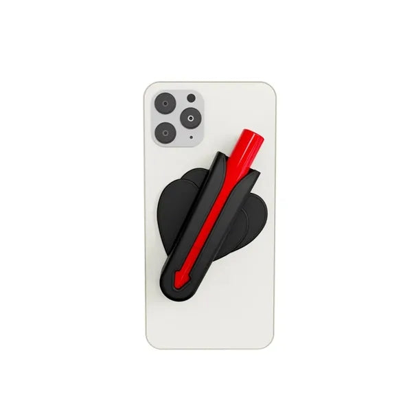 Heart Shape Silicone Lip Phone Holder Back