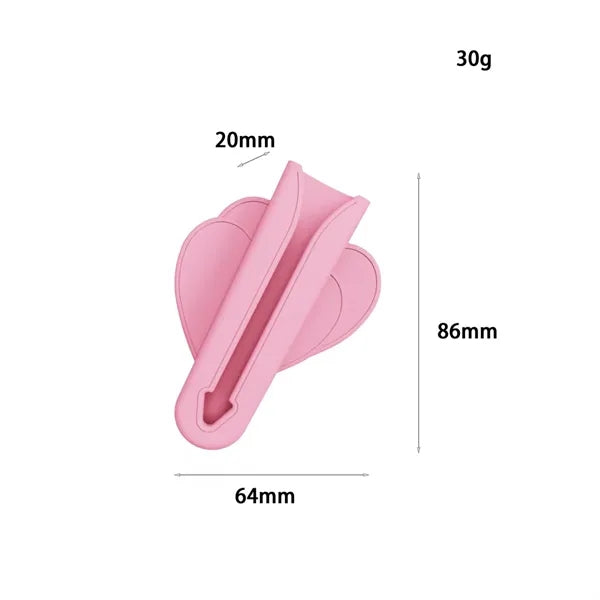 Heart Shape Silicone Lip Phone Holder Back