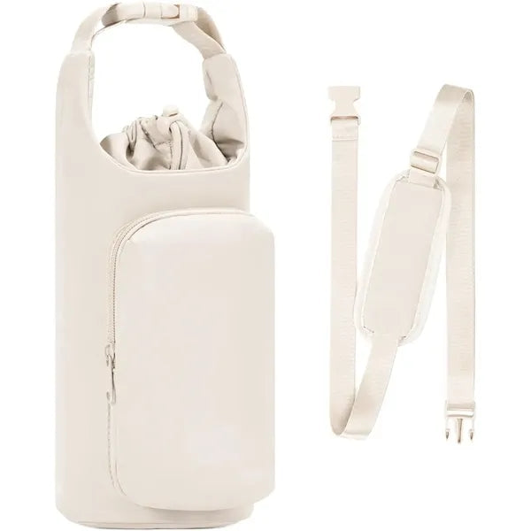 Water Bottle Carrier Bag with Phone Pocket