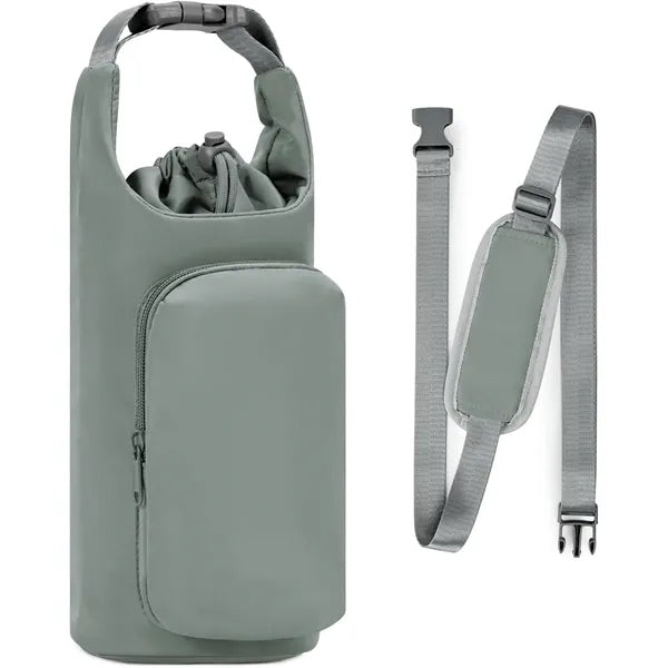Water Bottle Carrier Bag with Phone Pocket