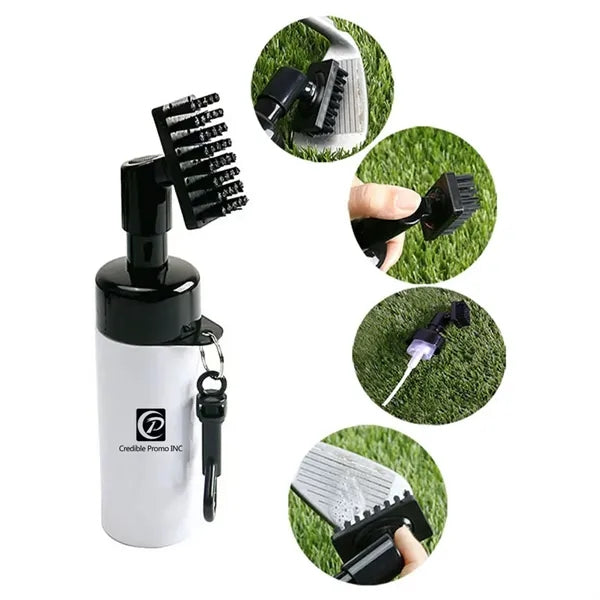 Golf Club Cleaner Water Brush with Spray Bottle Holds 5 Ounc