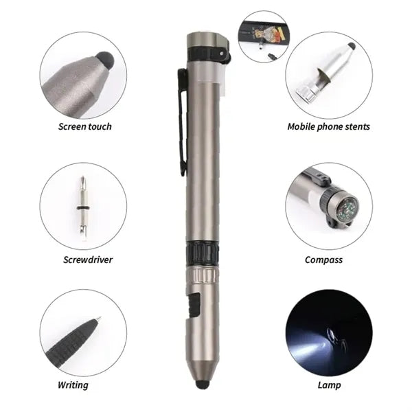 6 in 1 Military Pen with Mutli Tools