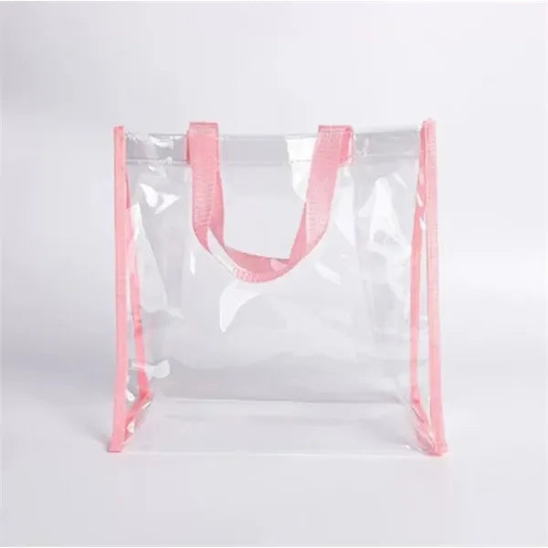 Approved see-through event tote for stadiums