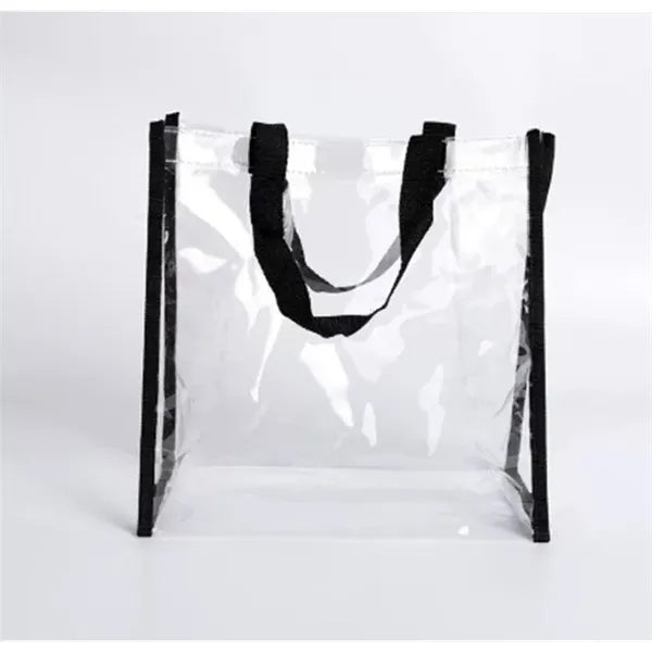 Approved see-through event tote for stadiums