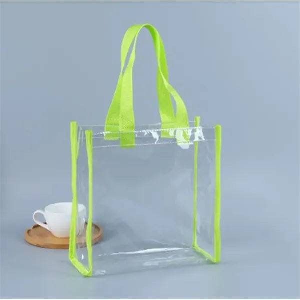 Approved see-through event tote for stadiums
