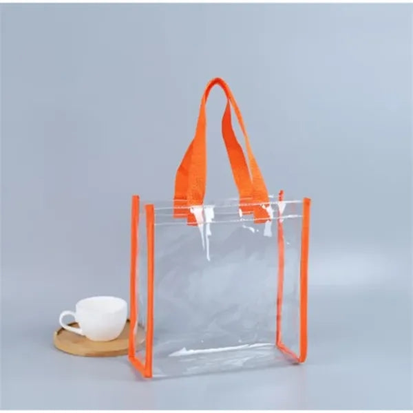 Approved see-through event tote for stadiums