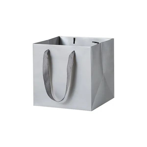 Vibrant Square Paper Gift Bags for Presents With Handles